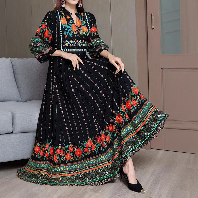 Ethnic Embroidered Dress