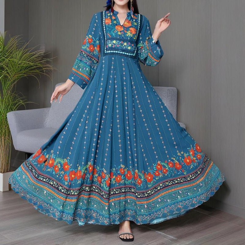Ethnic Embroidered Dress