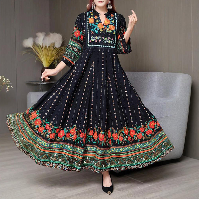 Ethnic Embroidered Dress