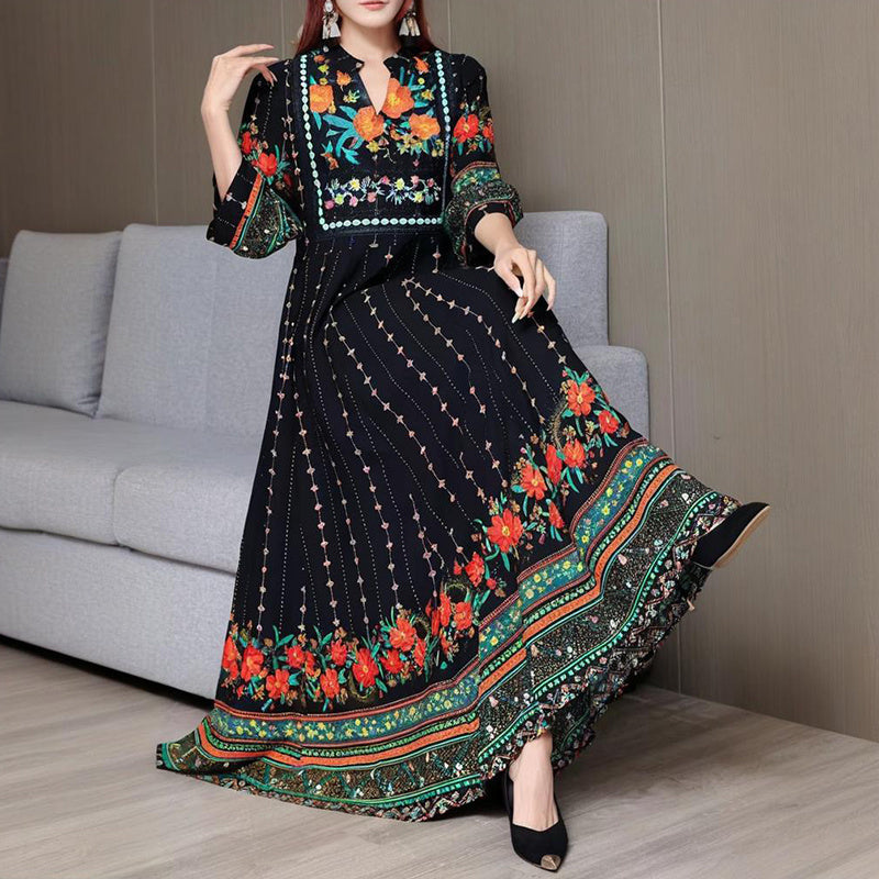 Ethnic Embroidered Dress