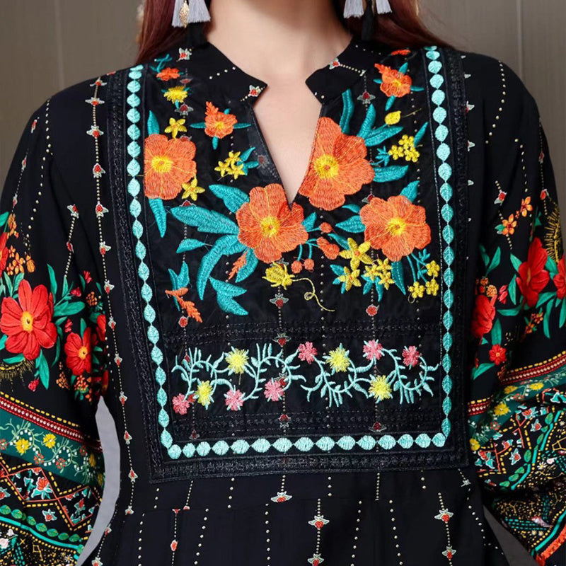 Ethnic Embroidered Dress