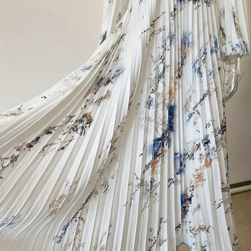 Floral V-Neck Maxi Dress