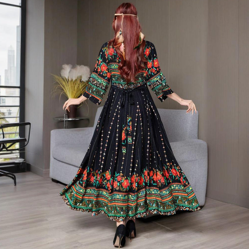 Ethnic Embroidered Dress